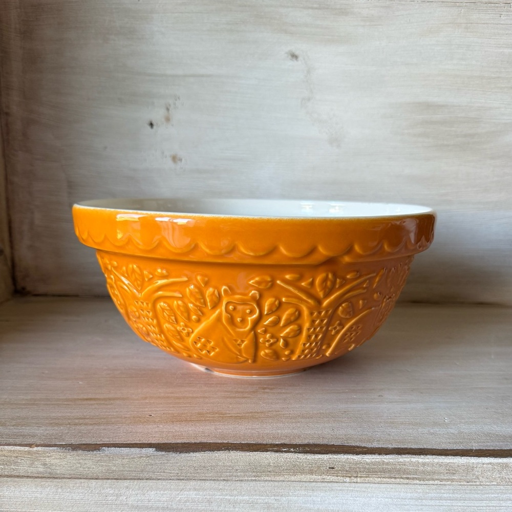 Mason Cash in The Forest 24 cm Ochre Mixing Bowl